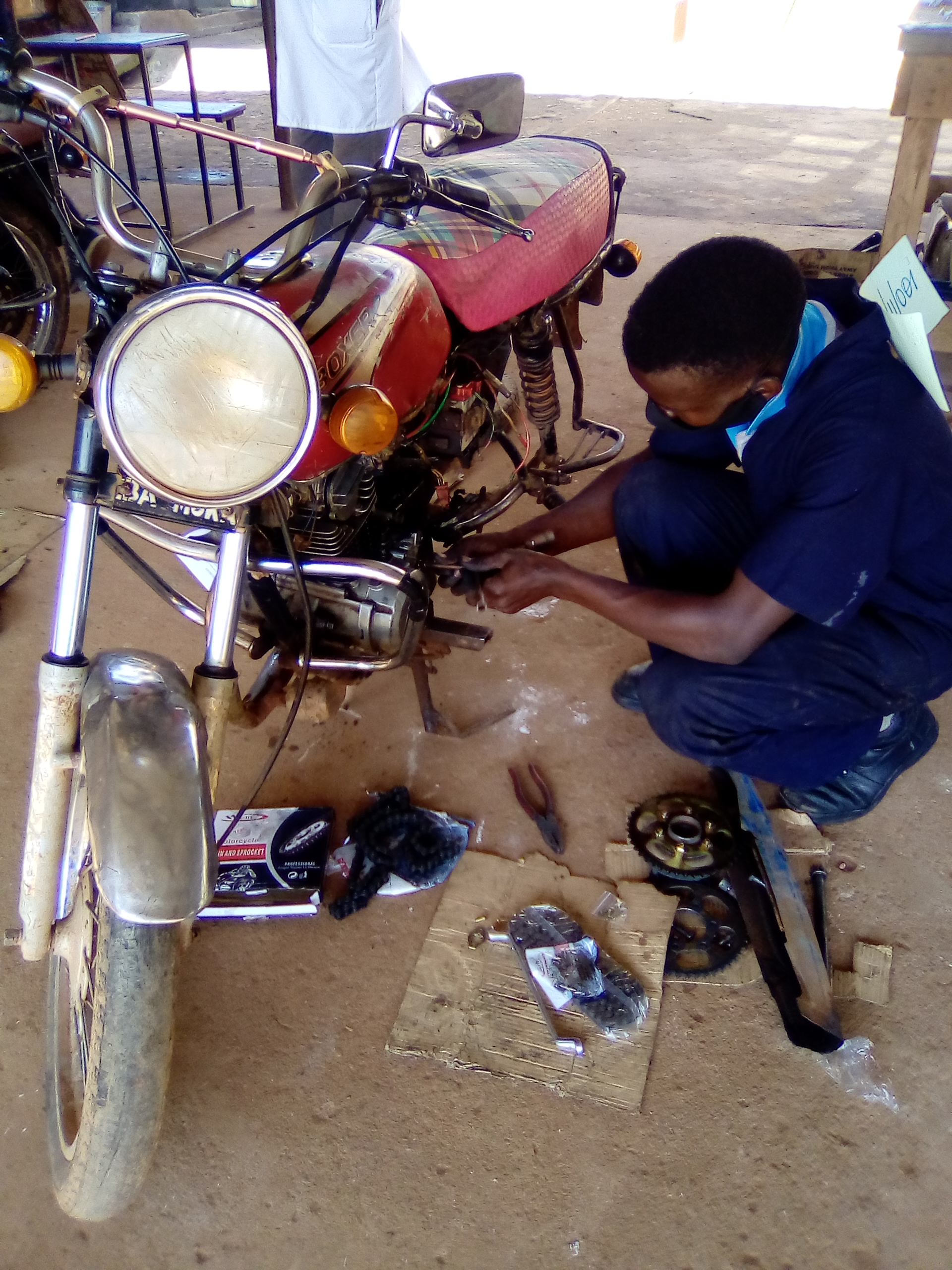 Students studying